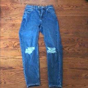 Ripped Topshop Mom jeans
